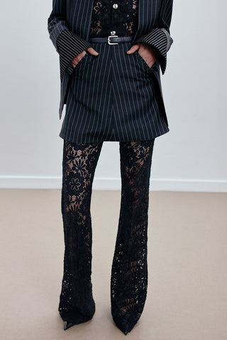 WIDE-LEG PANTS IN LACE