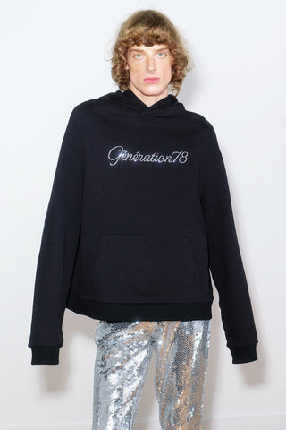 CRYSTAL EMBELLISHED OVERSIZED HOODIE GENERATION78