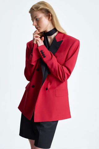 DOUBLE-BREASTED TAILORED WOOL JACKET GENERATION78