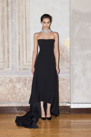 TAILORED MAXI DRESS IN WOOL