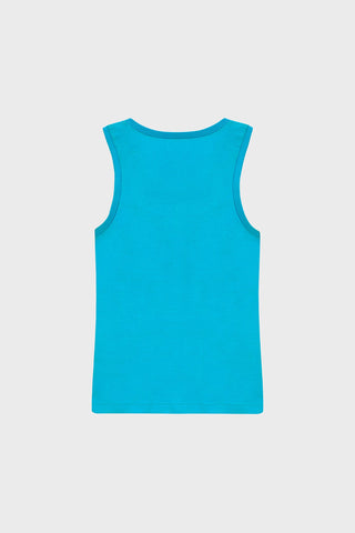 PRINTED TANK TOP IN COTTON JERSEY