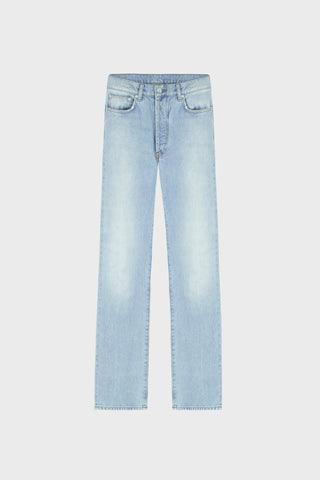 LOOSE-FIT JEANS IN ICE-BLUE DENIM