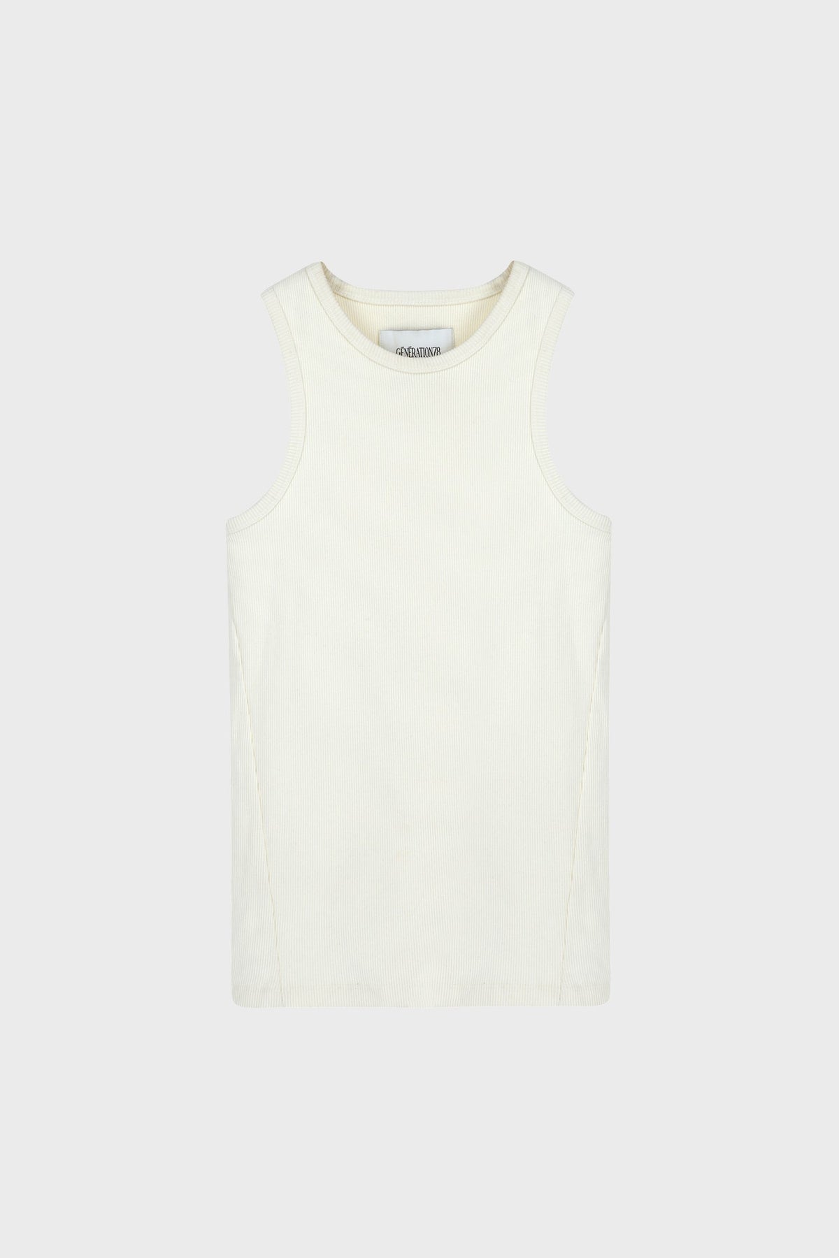 RIBBED TANK TOP IN COTTON-JERSEY