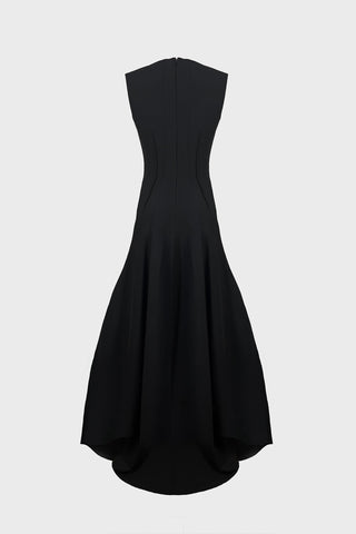 TAILORED MAXI DRESS IN WOOL