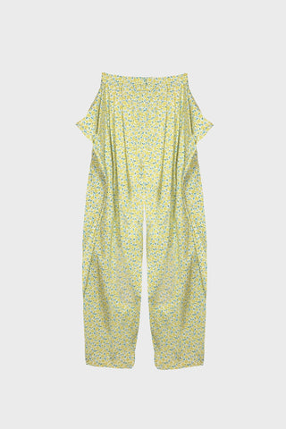 TAILORED SCULPTED PANTS IN TECHNICAL-COTTON