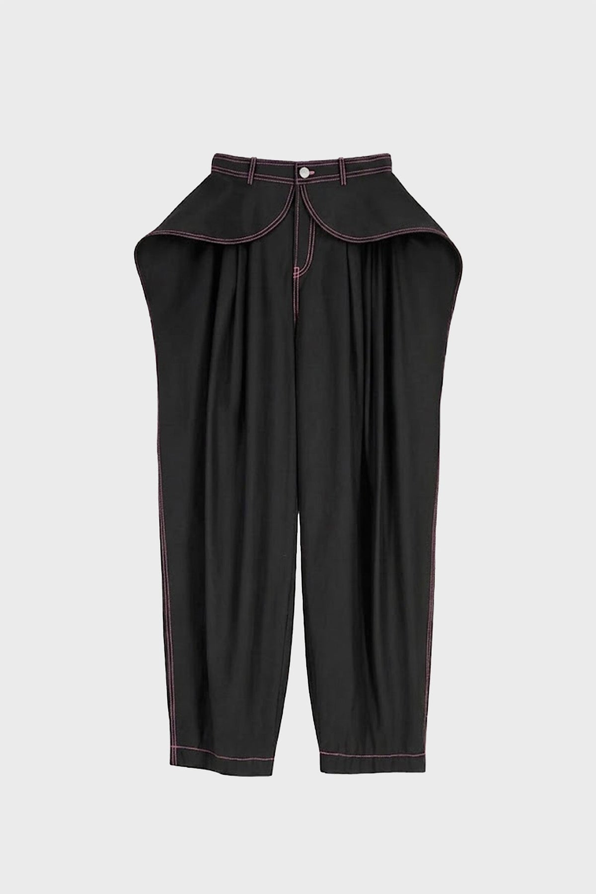 TAILORED SCULPTED PANTS IN TECHNICAL-COTTON