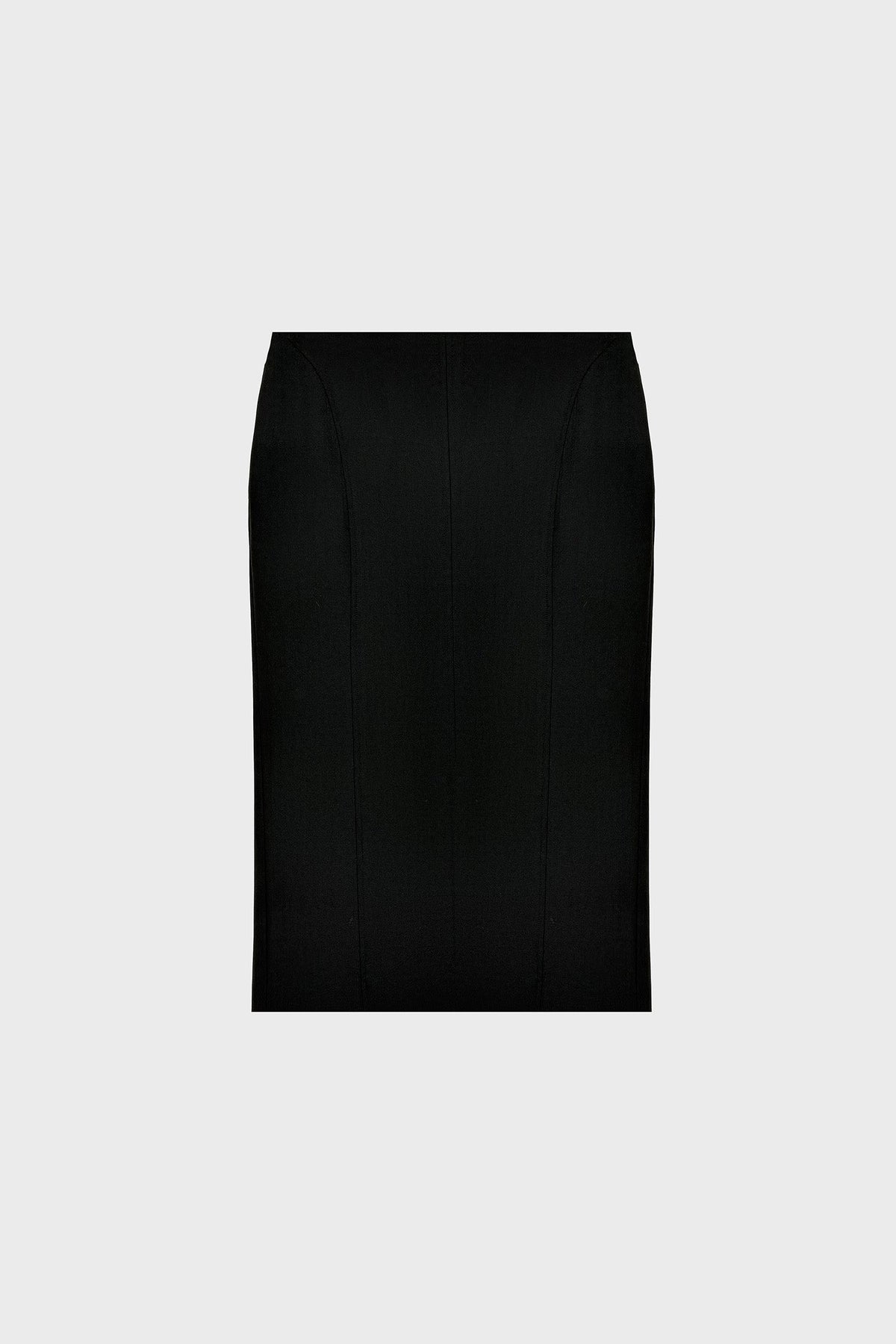 TAILORED MIDI SKIRT IN WOOL
