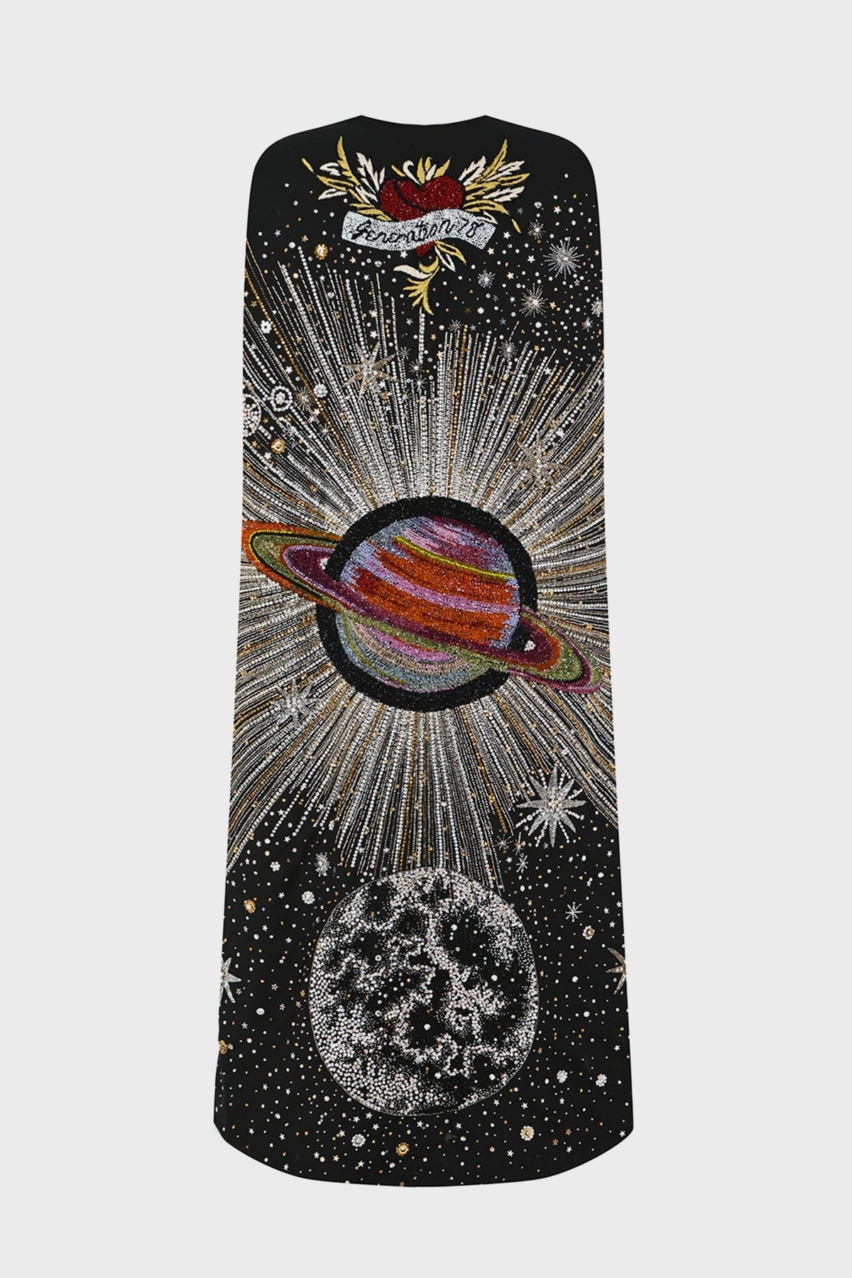 GALAXY EMBROIDERED COUTURE CAPE