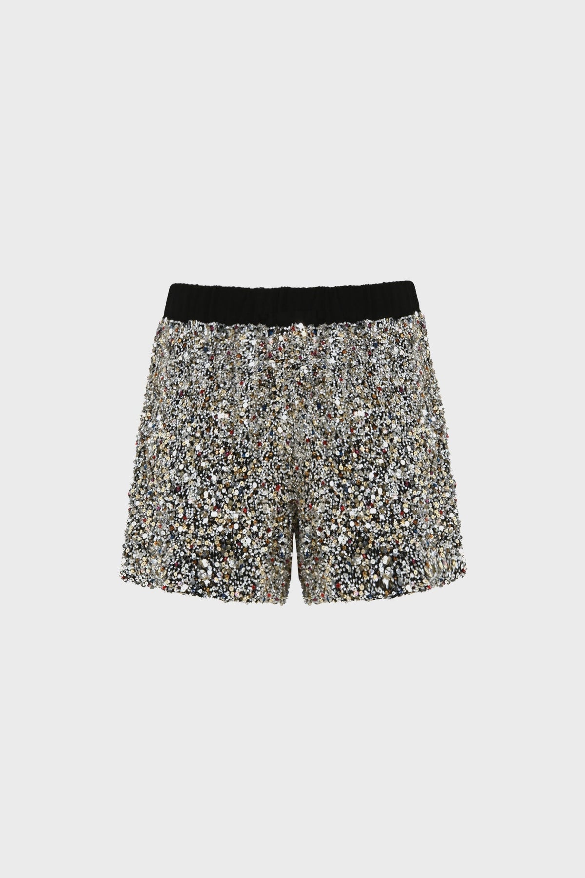 GALAXY EMBROIDERED COUTURE SHORTS
