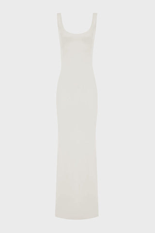MAXI TANK DRESS IN CREPE-JERSEY