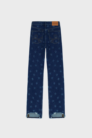 LOOSE-FIT JEANS IN STAR-APPLIQUE DENIM GENERATION78