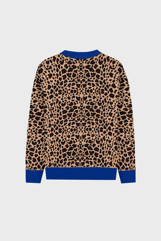 OVERSIZED CASHMERE-BLEND LEOPARD SWEATER GENERATION78