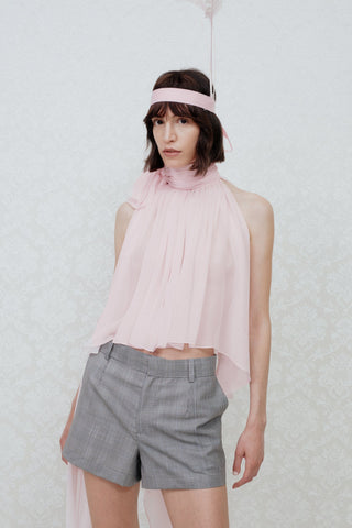TAILORED MINI SHORTS IN MERINO-WOOL