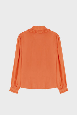 RUFFLED VOILE BLOUSE GENERATION78