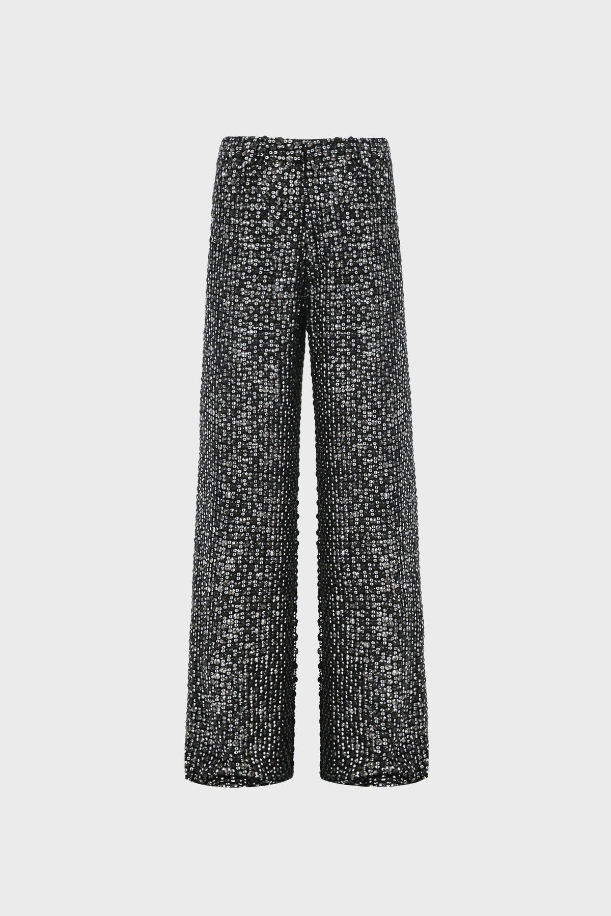 SEQUIN EMBROIDERED COUTURE PANTS