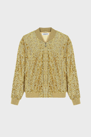 SEQUINED LOOSE-FIT BOMBER GENERATION78