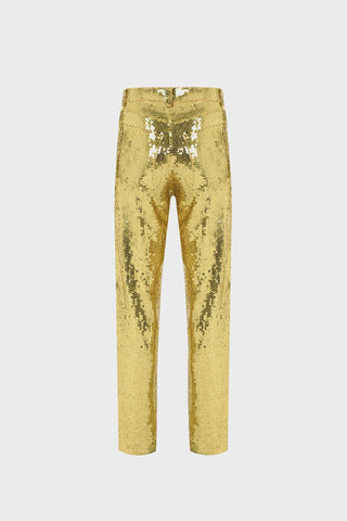 SEQUINED STRAIGHT-LEG PANTS GENERATION78