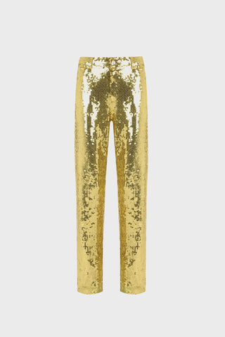 SEQUINED STRAIGHT-LEG PANTS GENERATION78