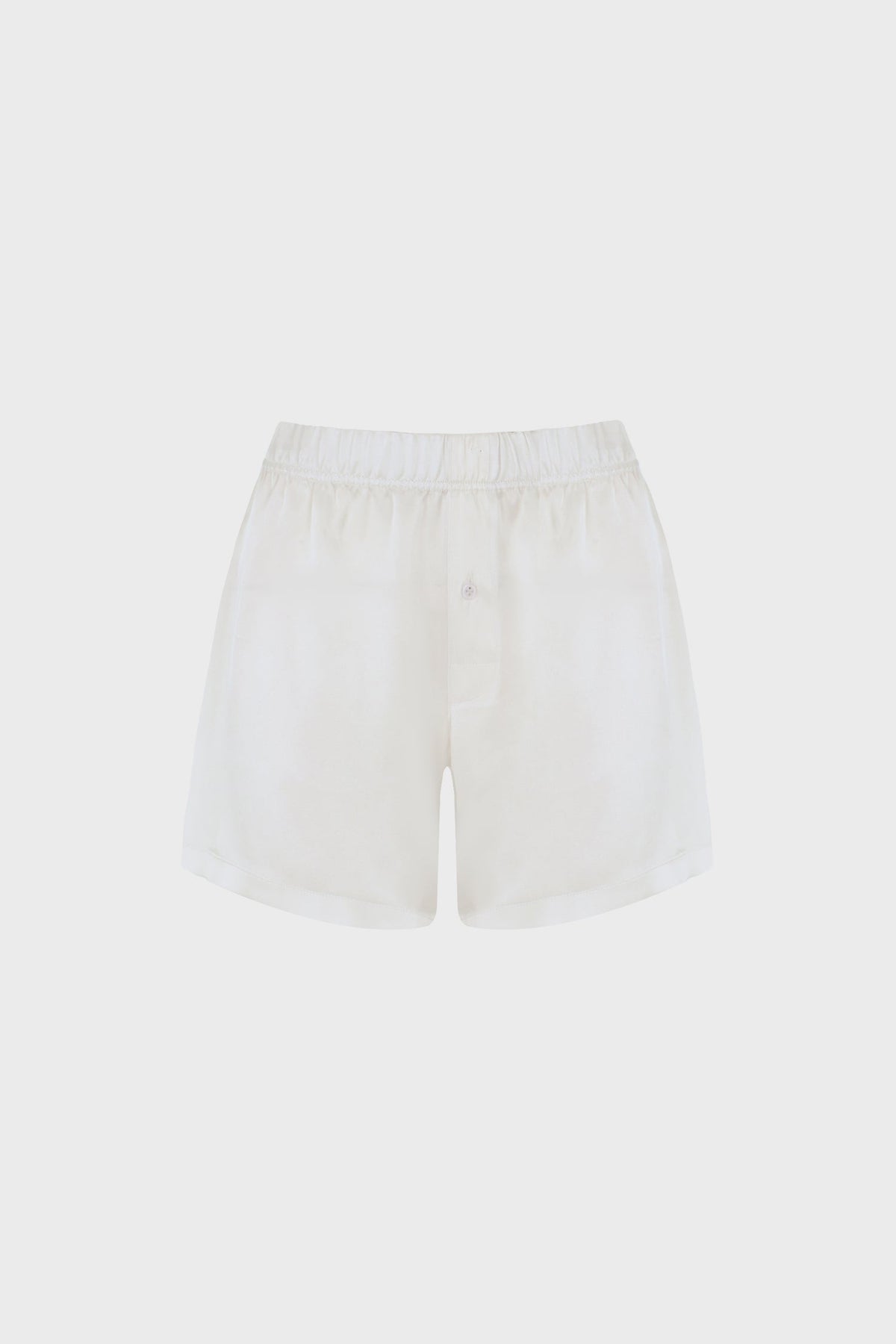 SLIM-FIT SILK SHORTS
