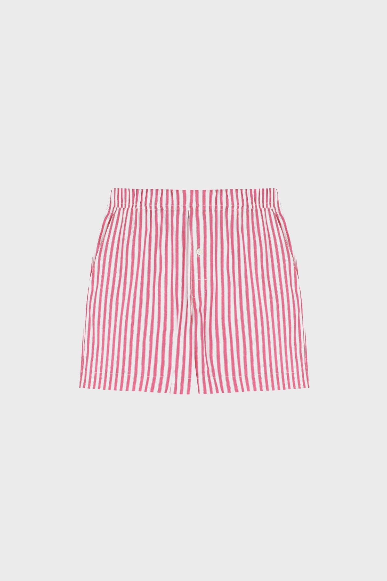 Boxer Short - Pink Stripe Cotton